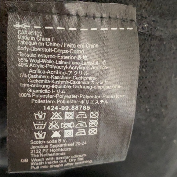 Scotch&Soda Raglan Contrast Sleeve sweater dress - Picture 7 of 7